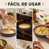 4 Pcs Moldes Desmontable Para Hornear Tartas Pan Pasteles