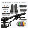 Par Puño Suave Bicicleta Silicon Bmx Ruta Urbana Antideslizante Negro