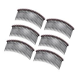 Gatuida 6pcs Rhinestone Flower Hair Combs for Women Vintage French Twist Decorative Hair Accessories for Weddings and Daily Styling for Loved Ones