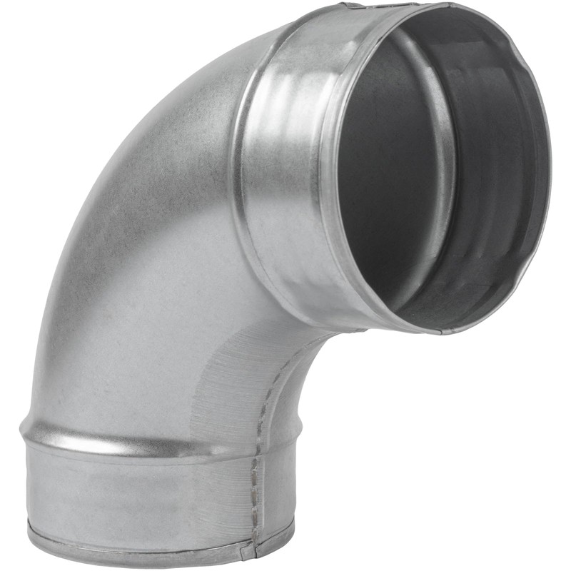 HVAC OV 90° Degree Ø4 Inch Elbow Bend Duct Connector