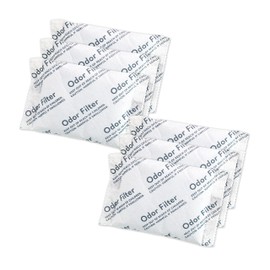 QUALIAZERO Natural Activated Carbon Charcoal Odor Absorber Filter | Eliminator Deodorizer Air Purifying Freshener Refill Bag | For Trash Can, Fridge, Shoes, etc.. | Made with Coconut Shell (6 PACK)