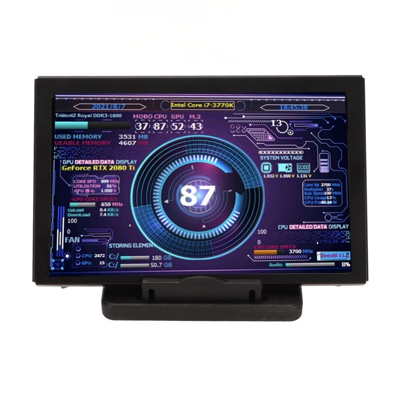 5in IPS Computer Temp Monitor USB Mini Screen for AIDA64