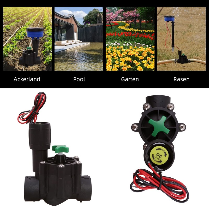 Aqualin 12-15V 3/4 Inch DC Solenoid Valve Irrigation Valve Suitable