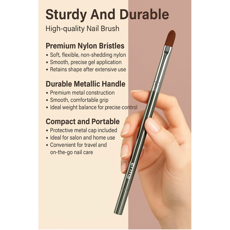 Erma Sculpting Gel Tool – Fine Line Nail Art Brush