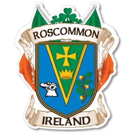 Roscommon County Ireland Irish Car Bumper Sticker/Decal
