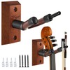 SNIGJAT Violin Wall Mount, 2 Pack Hardwood Violin Hanger with