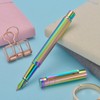 Rainbow Forest Fountain Pen Medium Nib Classic Design with Converter