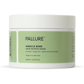 Miracle Bond Mask To Support Thicker, Voluminous, Fuller Looking Hair, Infused with Hyaluronic Acid, Biotin, Avocado and Argan Oil, 8.45 Fl Oz