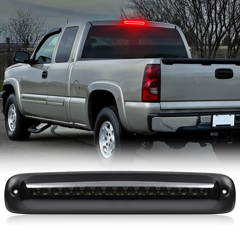 SHINEFIT LED 3rd Brake Light Replacement for 1999-2006 Silverado Sierra