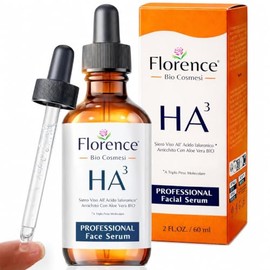 Suero de ácido hialurónico para la piel - Suero facial hidratante antienvejecimiento para aclarar, regordete y piel más suave. Suero facial no grasoso, ultra hidratante, niacinamida, B5 y vitamina C para el cuidado de la piel, 2 onzas