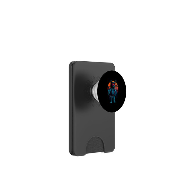 Retro Cat Energy Maintenance Skills Wind Turbine Technician PopSockets PopWallet