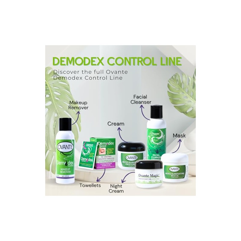 Demodex Control - Specifically Formulated Makeup Remover for Demodex Prone