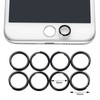 50 Pieces Black Split Rings 10 mm Metal Round Key