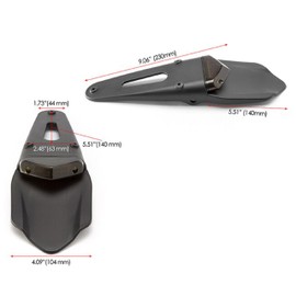 Alchemy Parts Motorbike Rear Mudguard Fender LED Stoplight Taillight for Supermoto Trail Bike Motocross - Tinted Lens