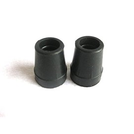 Harvy 1/2" Heavy Duty Black Rubber Replacement Cane Tip. (2 Pack) …