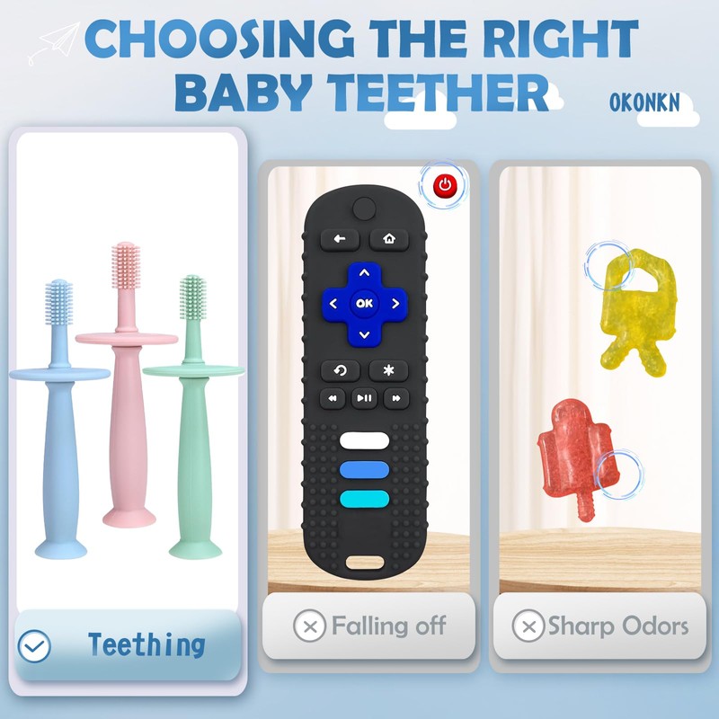 Teething Ring Baby, Baby Toy 0 3 6 9 12