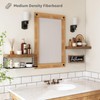 QEEIG ‎Bathroom Shelves Over Toilet - Paper Storage Wall Mounted