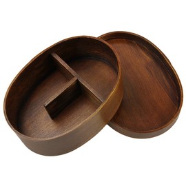 Brotdose Lunchbox mit Trennwand Kinder Erwachsene Bento Box Japanische Style Holz Food Box Mittagessen Container Aufbewahrungsbehälter für Kindergarten,Schule,Küche,Büro,Picknick