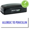 Doctor Stamp - Large Pre-Inked Allergic to Penicillin Stamp with