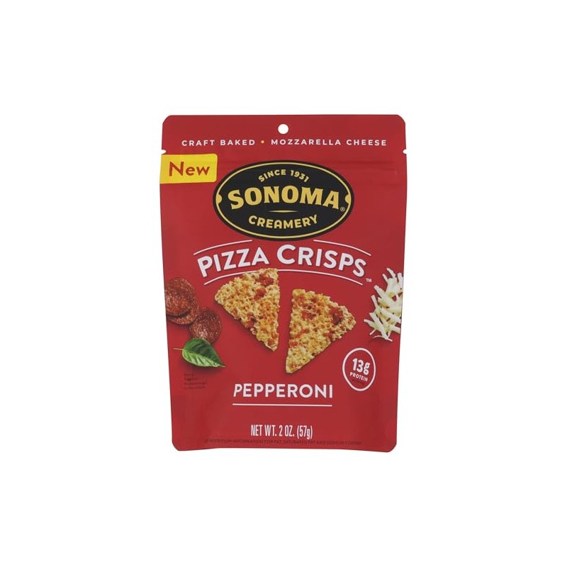 Sonoma Creamery, Crisp Pepperoni Pizza, 2 Ounce