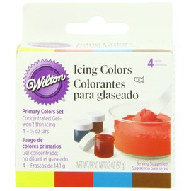Wilton Primary Icing Colors, Set of 4