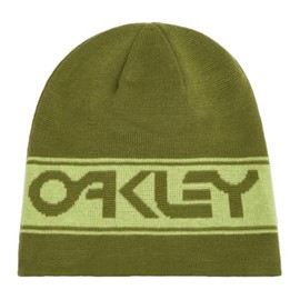 Oakley Men's Thermonuclear Protection Reversible Beanie, Fern/Light Green, One Size