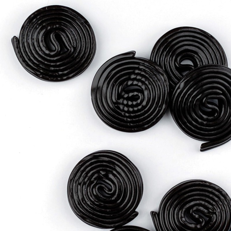 Broadway Black Licorice Wheels Candy, 8 Ounce Bag, Licorice Wheels