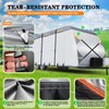 AIBILEY RV Cover 24-27FT Travel Trailer and Camper Covers,Durable Tearproof