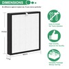 Skydiras TZ-K2 True HEPA Filter Replacement, Compatible with ToLife TZ-K2