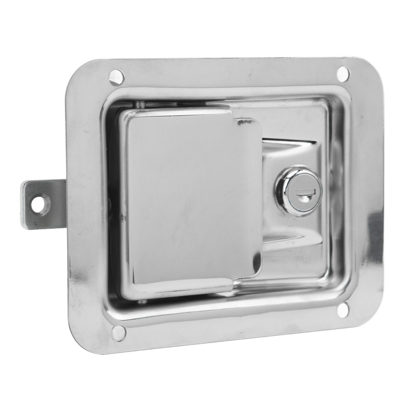 Toolbox Latch Flush Mount Locking Paddle Latch with 2 Keys