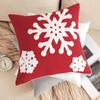 MIULEE Pack of 2 Christmas Decorative Snowflake Throw Pillow Covers