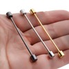 3PCS Men's Brass Collar Bar Tie Necktie Pins Clasp Shirt