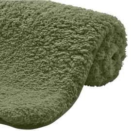 GORILLA GRIP Premium Luxury Bath Rug, Absorbent, Soft, Thick Shag, Plush Bathroom Mat Rugs, Machine Washable, Microfiber Quick Dry, Mats for Shower, Bathtub and Floor Accessories, 24x17, Sage