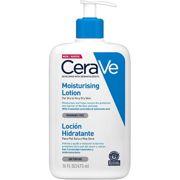 Loción Hidratante CeraVe para Rostro y Cuerpo - Piel Seca,