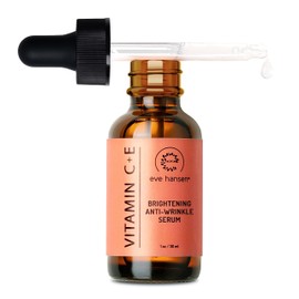 Eve Hansen Vitamin C Serum for Face (1 oz)  Natural and Organic Vitamin C Face Serum with Hyaluronic Acid, Vitamin E and Aloe Vera  Skin Brightening  