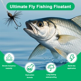 DINGSEN Gink Fly Floatant - Dry Fly Floatant for Enhanced Buoyancy. Mimics Natural Insects, Ideal for Pros and Hobbyists. (1)