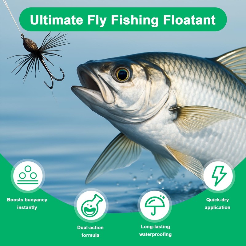 DINGSEN Gink Fly Floatant - Dry Fly Floatant for Enhanced