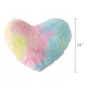 Parent's Choice Plush Tie-Dye Heart Shape Toddler Pillow, 1 count