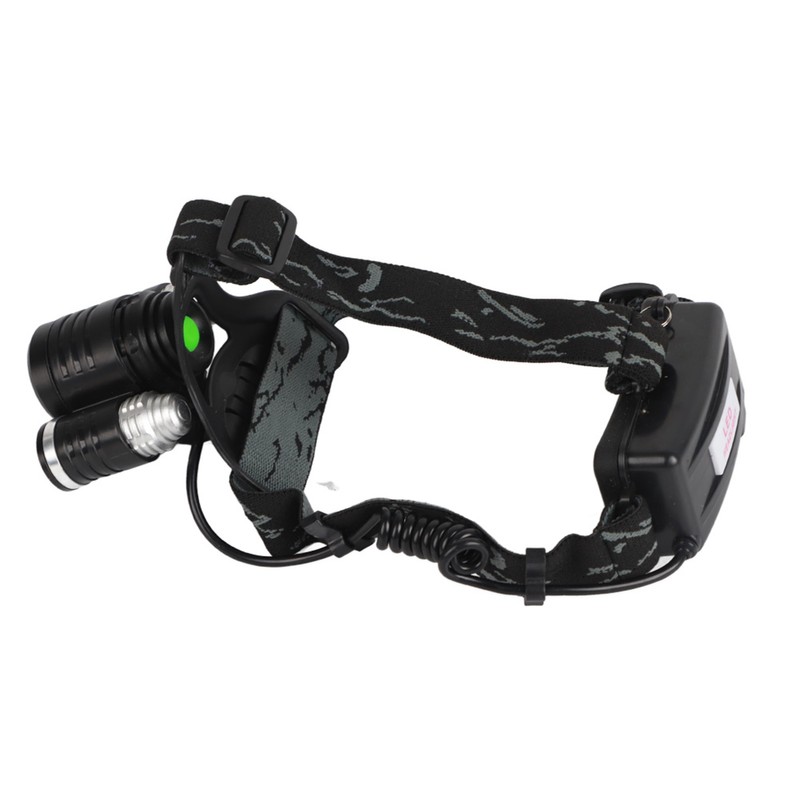 3LED 1T6+2R2 Aluminum Alloy Charging Strong Light Waterproof Head Lamp