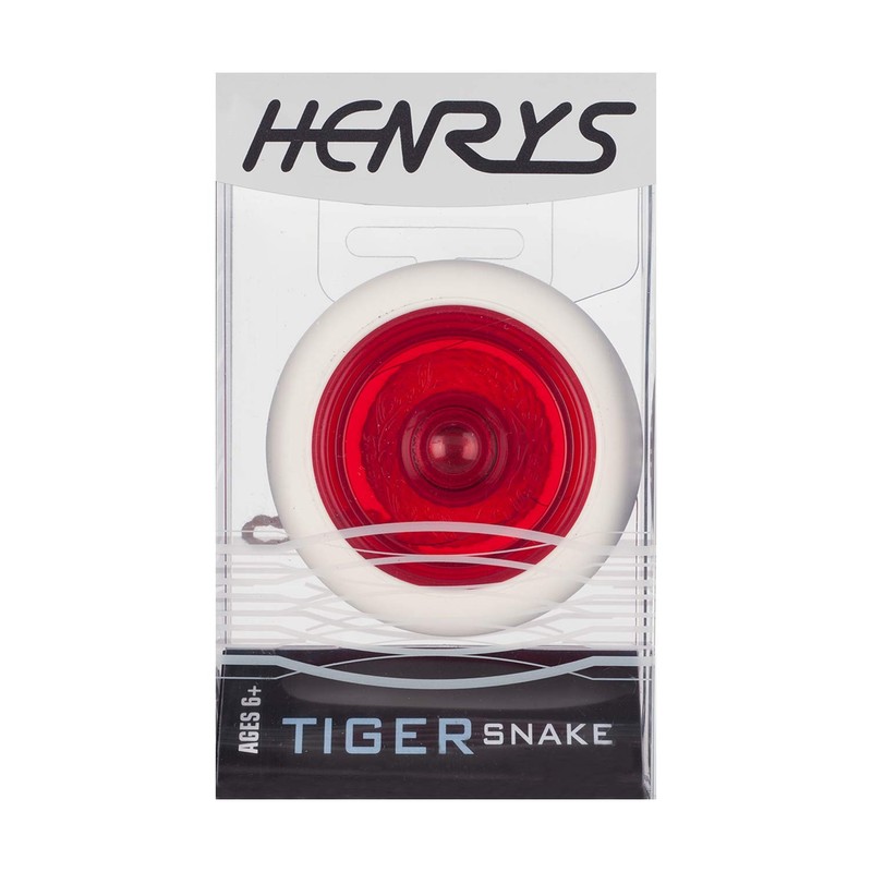 Henry's Tiger Snake Yo-Yo with Book (White/ Red)