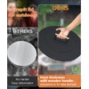 Ardier 22" Wooden-handle Fire Pit Lid for Pits up to