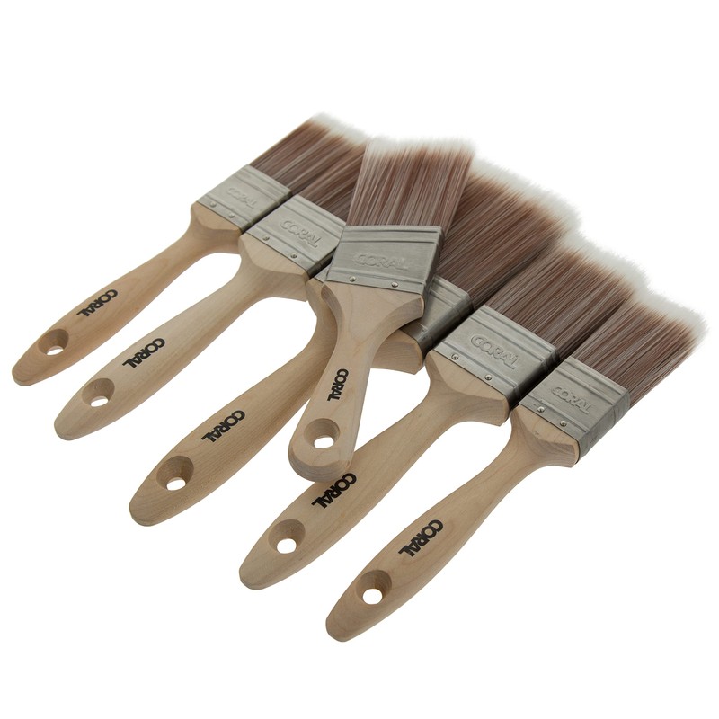 Coral 31599 Painter's Pack Paint Brushes 6Pk Professional Grade with