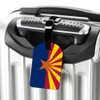 Nicokee Arizona Az Home State Luggage Suitcase ID Tag-Textured Star