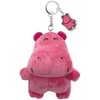 SK Japan 16916 Tabekko Animal Nuigurumi Key Ring, Hippo Acrylic