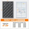 Window Insulation Kit for Winter 27"x39" Cold Weather Thermal Curtain