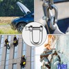 TERF M10 Heavy Duty Commercial D-Shackle Steel M10 (10mm) D-Shackle