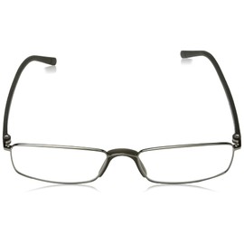Rodenstock Unisex Lesebrille Proread R2640 Lesehilfe bei Weitsichtigkeit Brille mit leichtem Edelstahlgestell 1 5 2, Grau/Grün, 2,0 EU