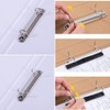 6 Pack D-Rings Mechanism, Wanfoou 2-Ring Binder Mechanism Replacement Kit,