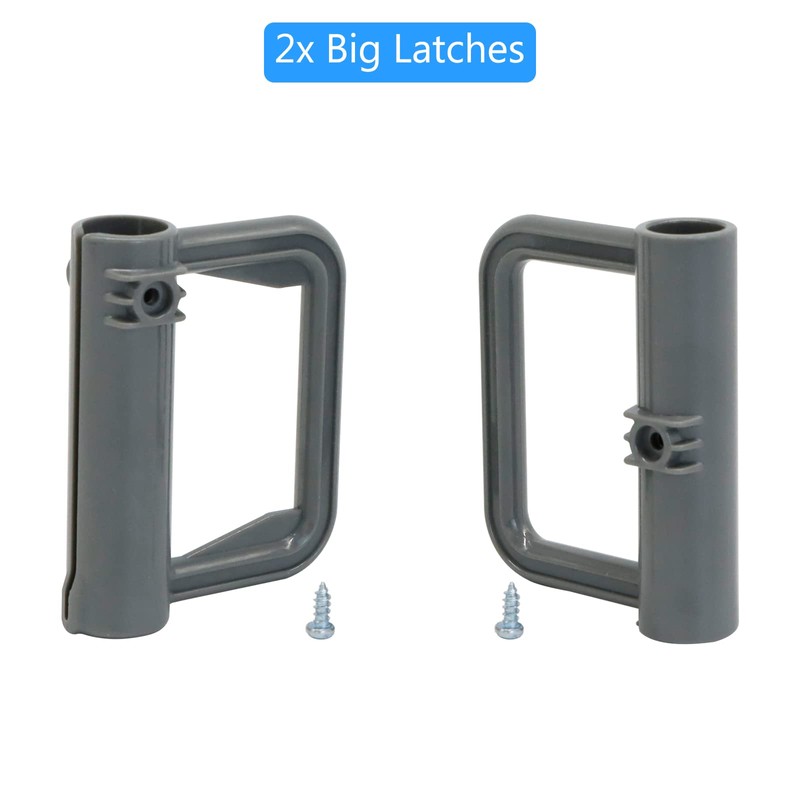 WOMHOM Retractable Baby & Dog Gate Accessories (Grey) - Full