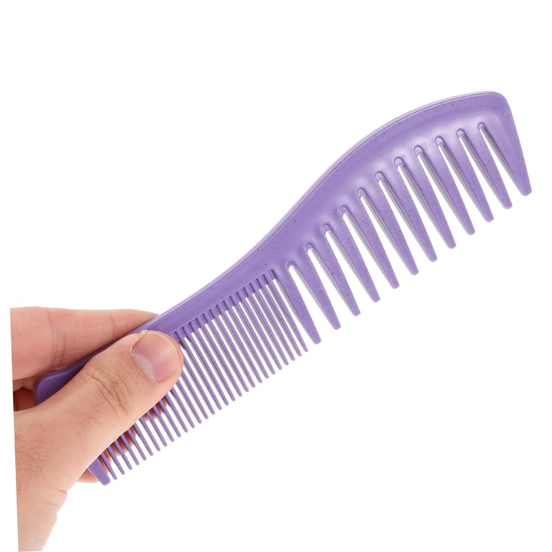 Outanaya 1 Set Wide Tooth Comb and Scalp Massager with